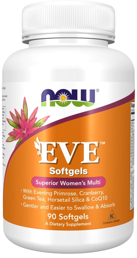 Now Eve (Ева) витамины для женщин с железом Now Foods - 90 желатиновых капсул
