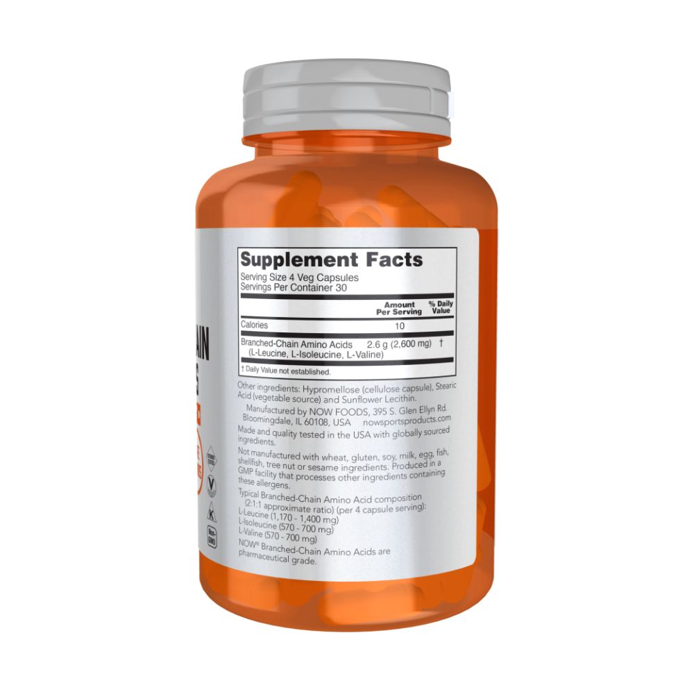 BCAA, Аминокислоты с Разветвлёнными Цепями - 240 капсул