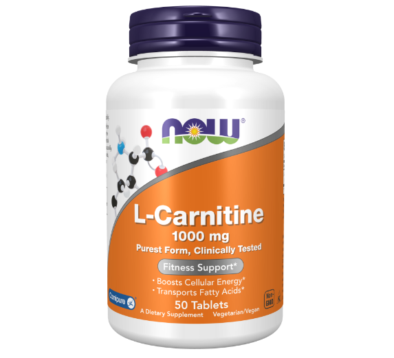 L-Carnitine Tartrate, L-Карнитин Тартрат 1000 мг - 50 таблеток