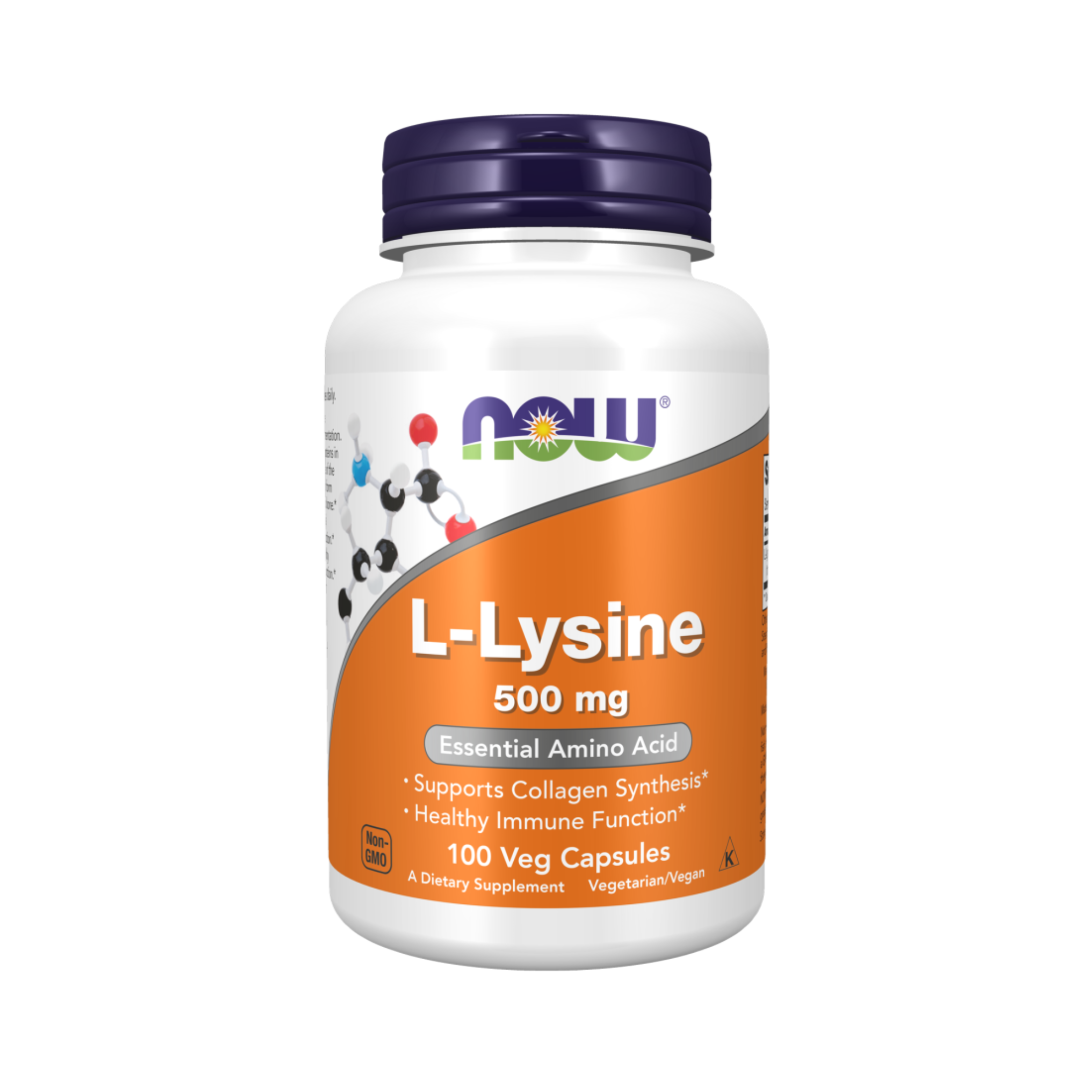 L-Lysine, L-Лизин 500 мг - 100 капсул