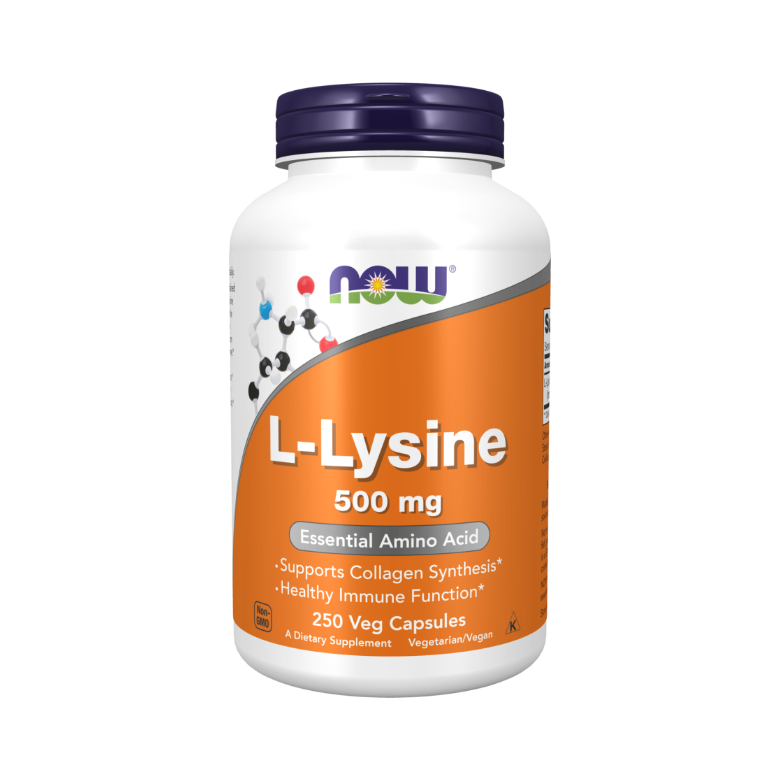 L-Lysine, L-Лизин 500 мг - 250 капсул