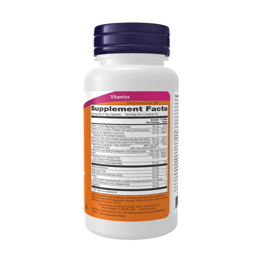 NOW Co-Enzyme B-Complex 60 капсул