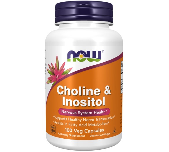 Choline & Inositol, Холин + Инозитол 500 мг - 100 капсул