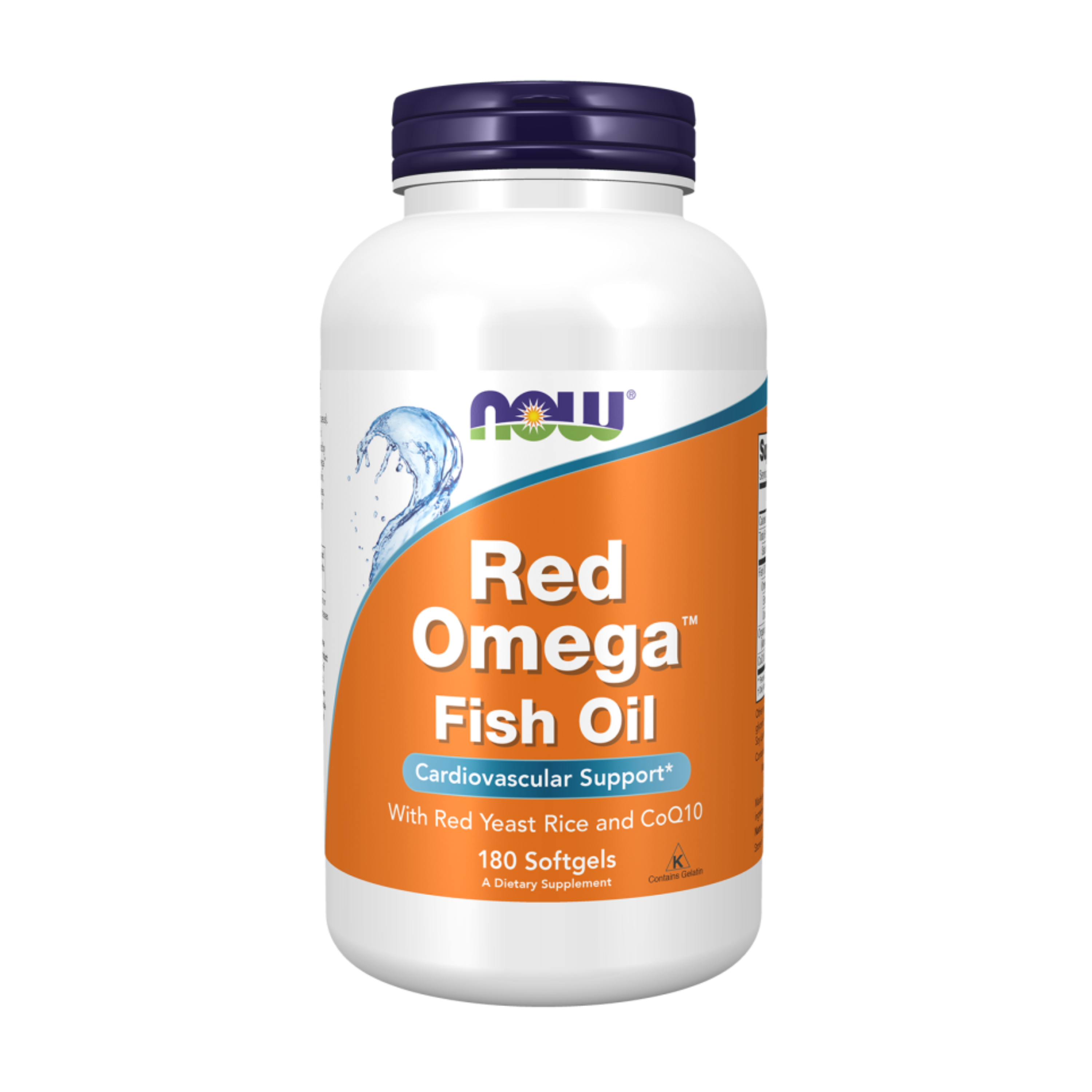 Omega-3, Red Rice + Q10, Омега-3 Красный Рис + Q10 - 180 капсул