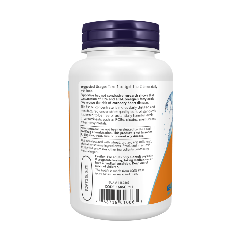 Omega-3 + D3, Омега-3 330EPA/220DHA + D3 1000 ме - 90 капсул