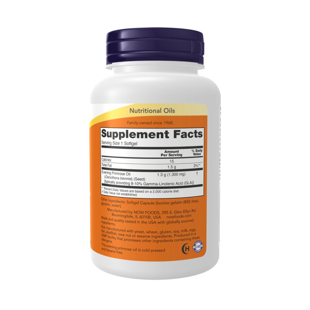 Super Primrose, Примула Вечерняя Масло 1300 мг - 60 желатиновых капсул