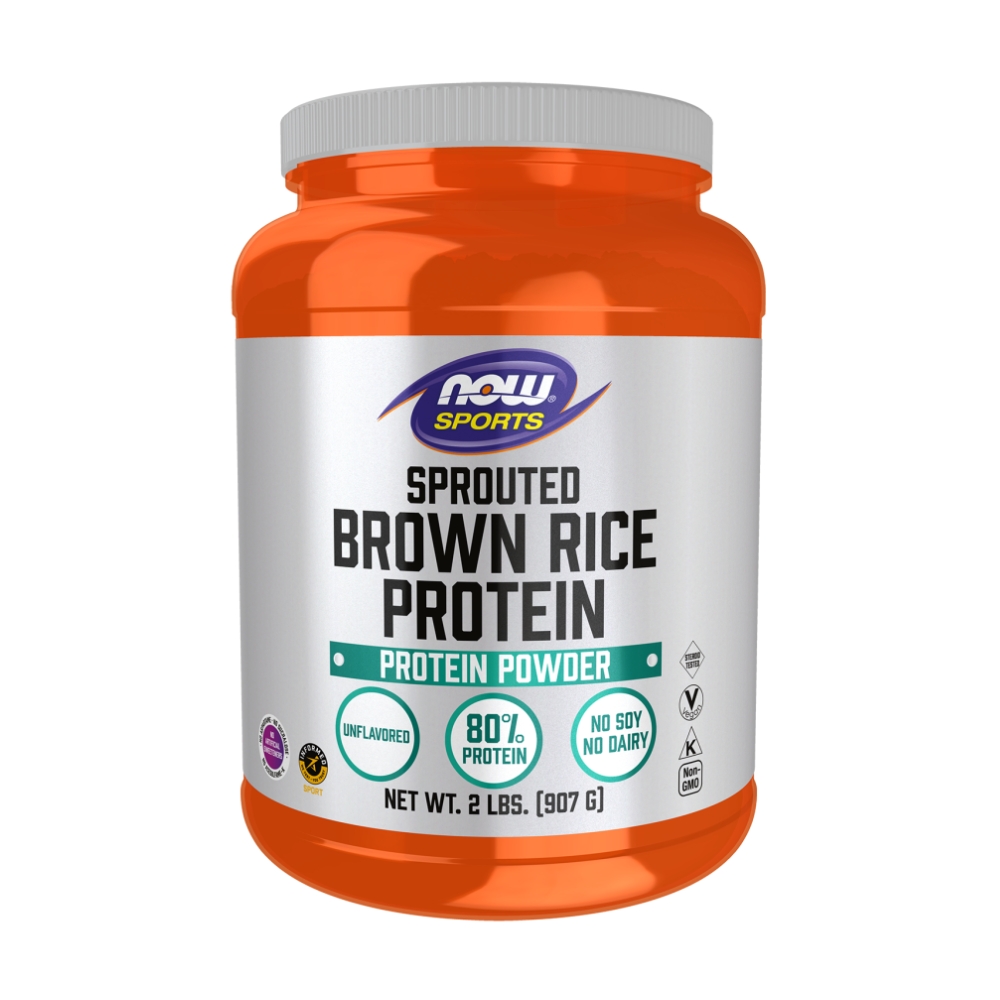 Protein Brown Rice, Протеин Из Пророщенного Бурого Риса, Без Вкуса - 907 г