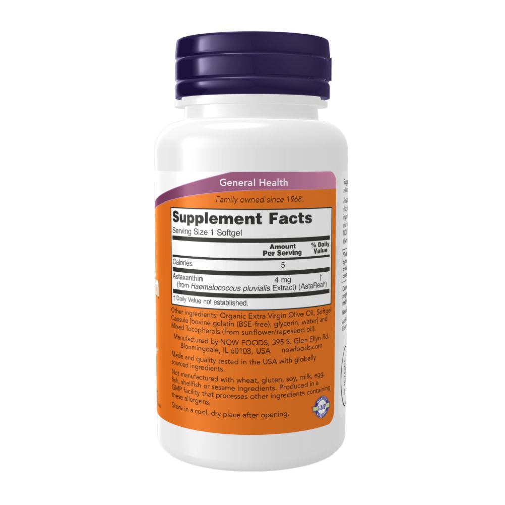 Astaxanthin, Астаксантин 4 мг - 90 капсул