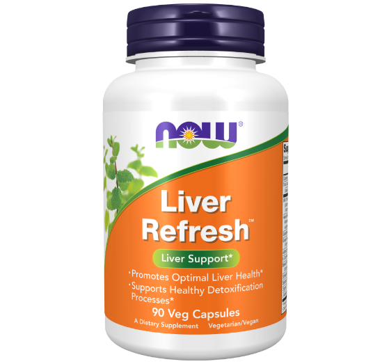 Liver Refresh (Liver Detoxifier), Ливердетокс, Комплекс Для Печени - 90 вегетарианских капсул