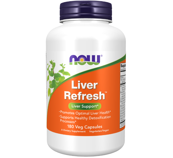 Liver Refresh (Liver Detoxifier), Ливердетокс, Комплекс Для Печени - 180 вегетарианских капсул