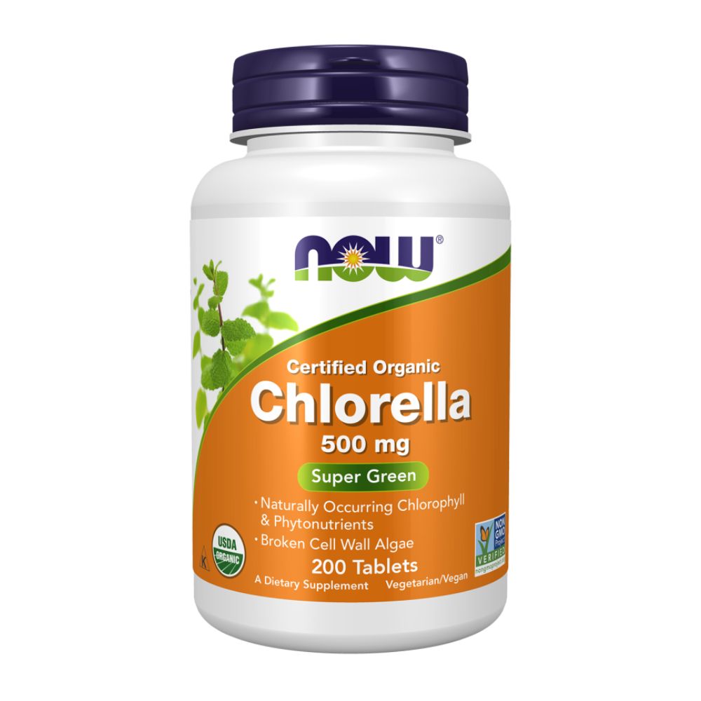 Chlorella Organic, Хлорелла Органическая 500 мг - 200 таблеток