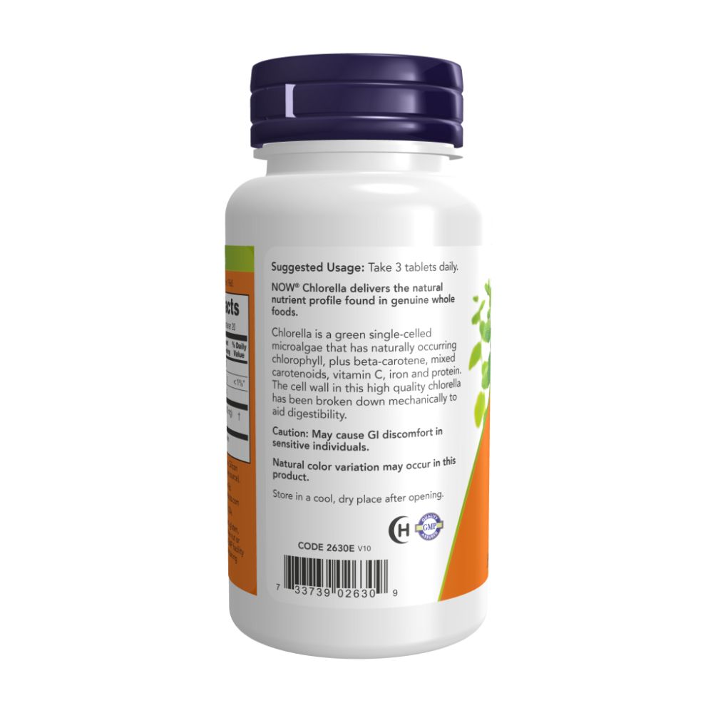 NOW Хлорелла (Chlorella) 1000 мг - 120 таблеток
