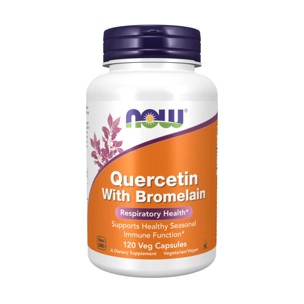 Quercetin & Bromelain, Кверцетин и Бромелаин - 120 капсул