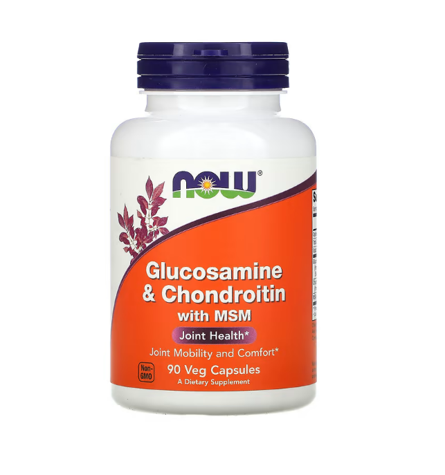 Glucosamine & Chondroitin with MSM, Глюкозамин и Хондроитин с МСМ - 90 капсул