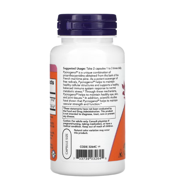 Пикногенол 30 мг - 60 капсул