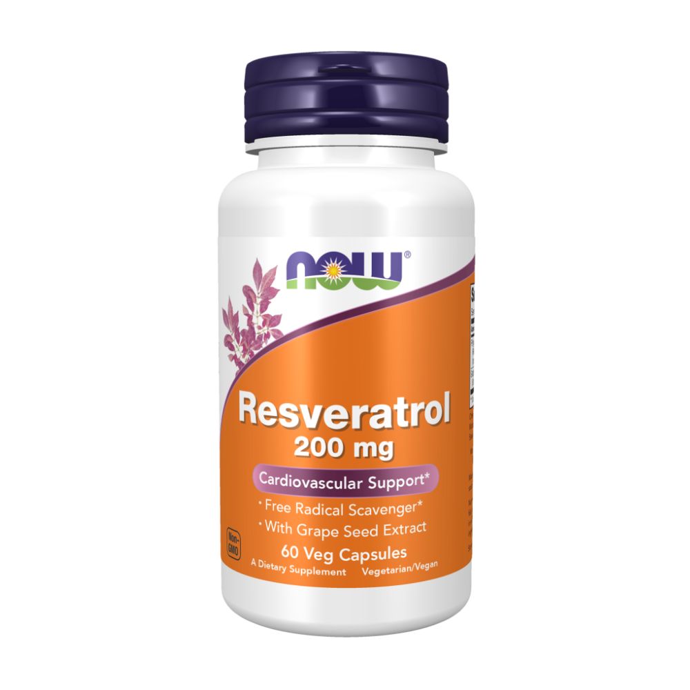 Resveratrol Natural, Ресвератрол Натуральный 200 мг - 60 капсул