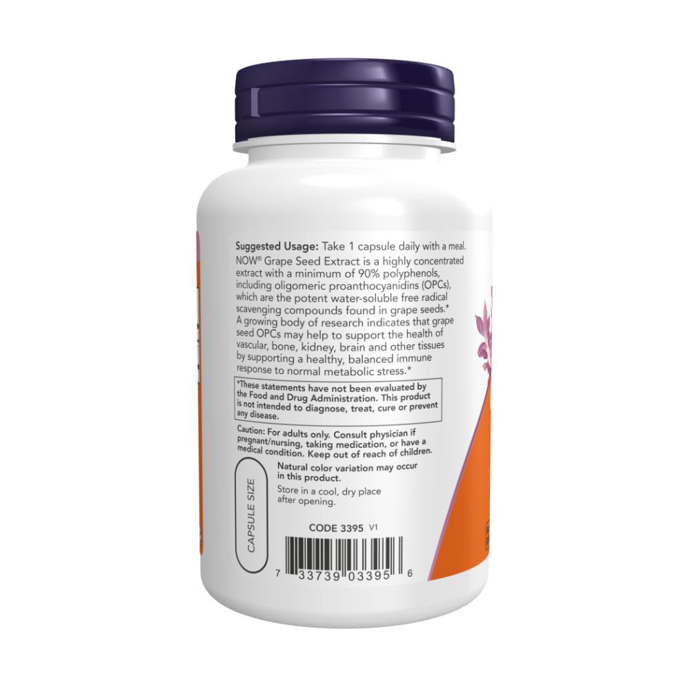 Grape Seed, Экстракт Виноградных Косточек 500 мг - 90 капсул
