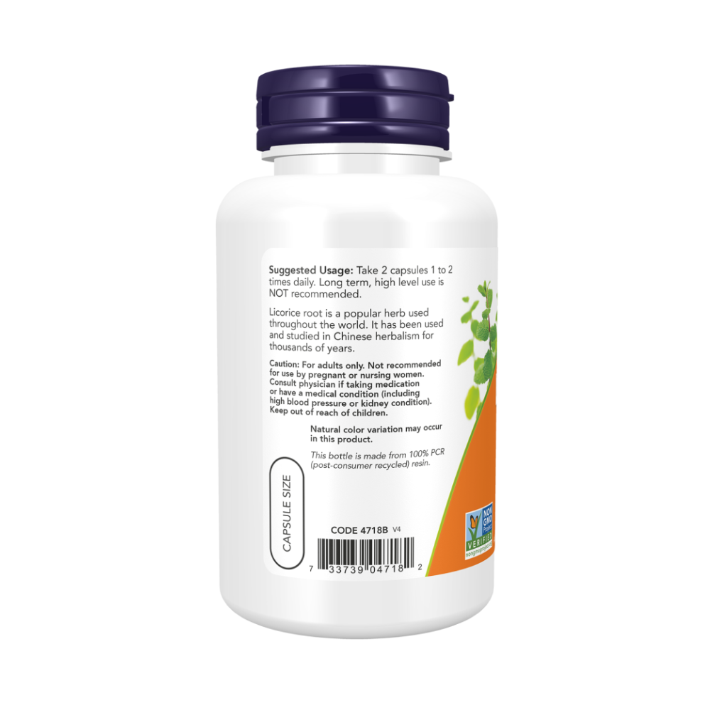 Licorice Root, Корень Солодки 450 мг - 100 капсул