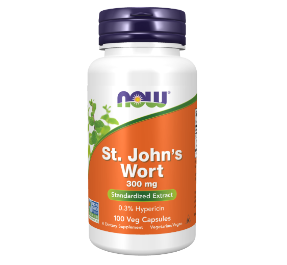 St. John's Wort, Зверобой Экстракт 300 мг - 100 капсул