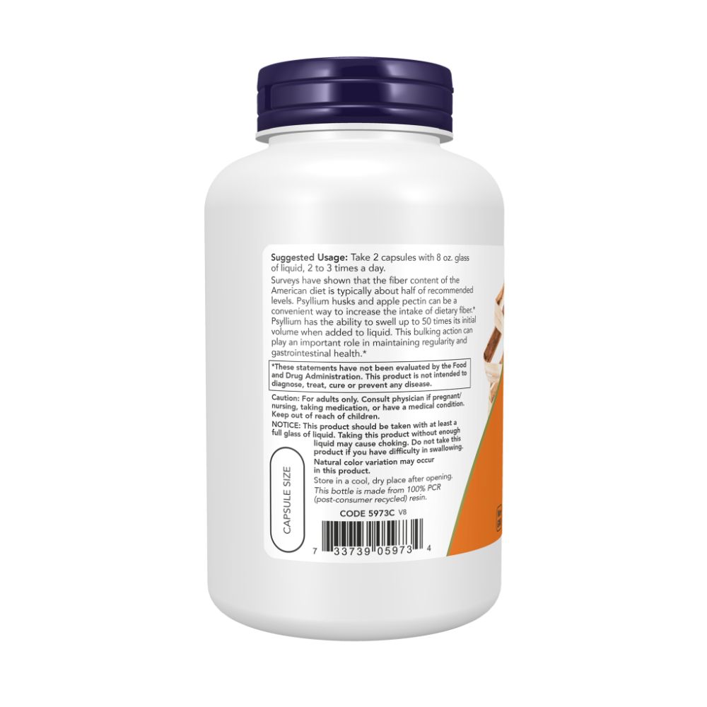 NOW Псиллиум (Psyllium Husk) 180 капсул