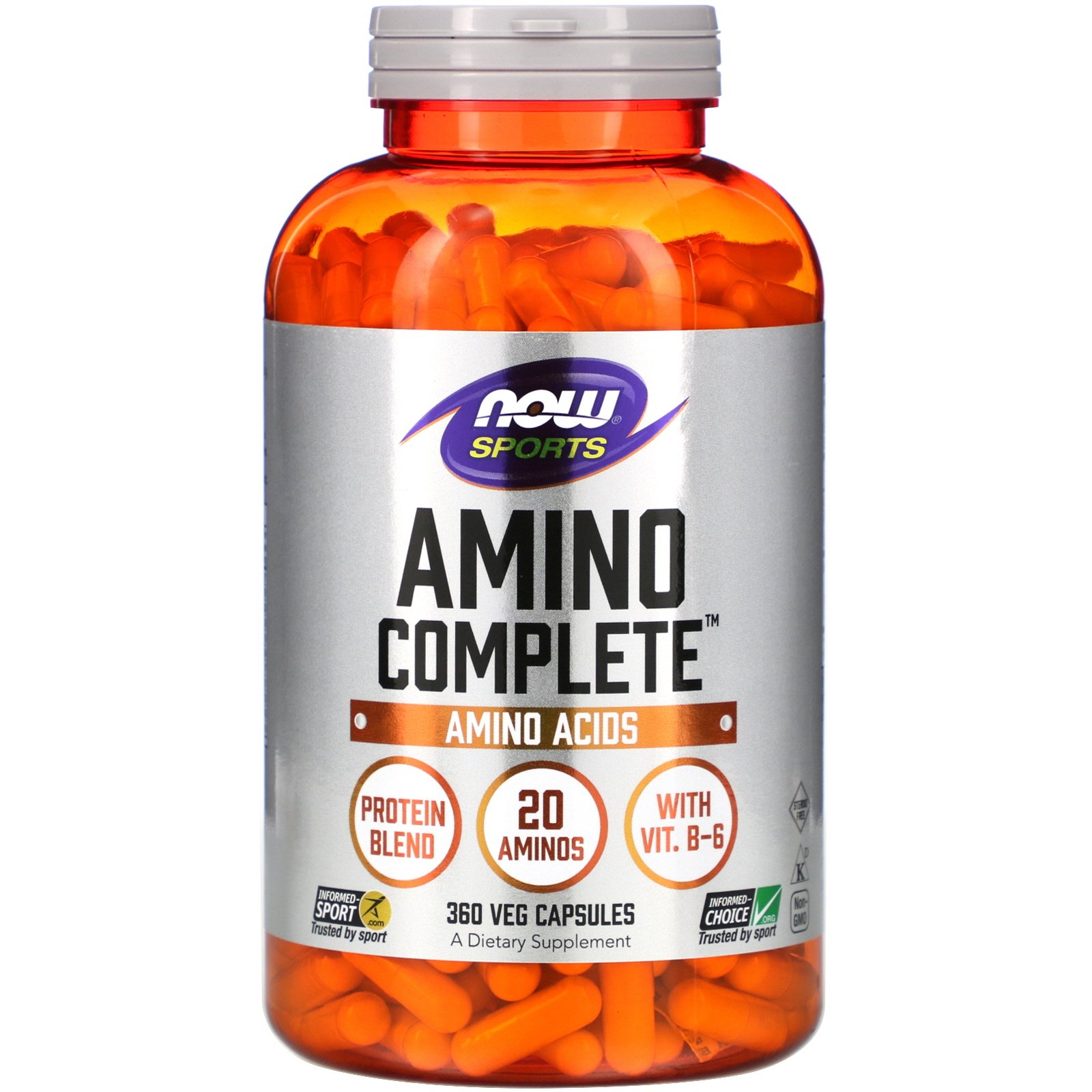 Amino Complete, Аминокомплекс, Полный Спектр Аминокислот - 360 капсул