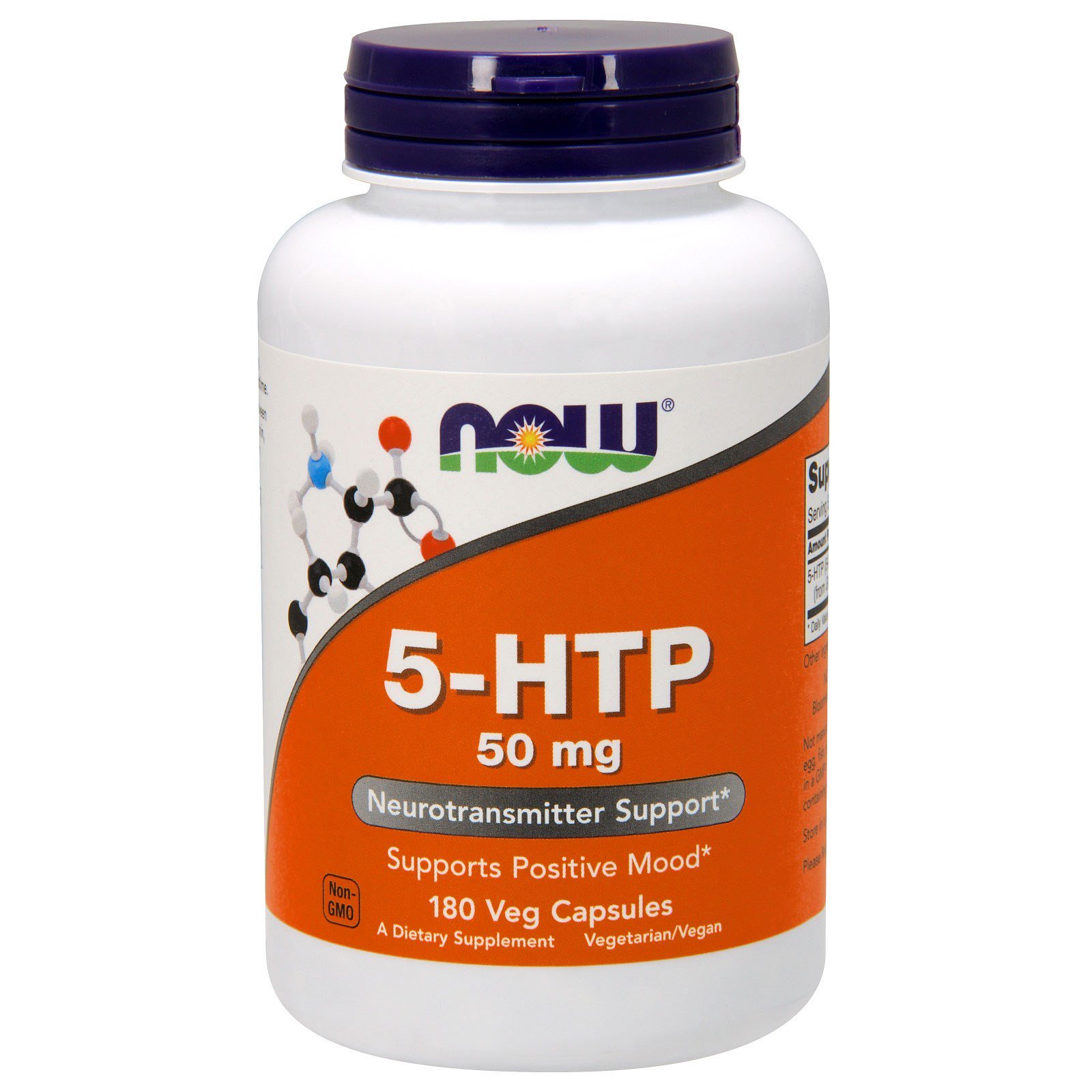 5-HTP, 5-ГидроксиТриптофан 50 мг - 180 вегетарианских капсул