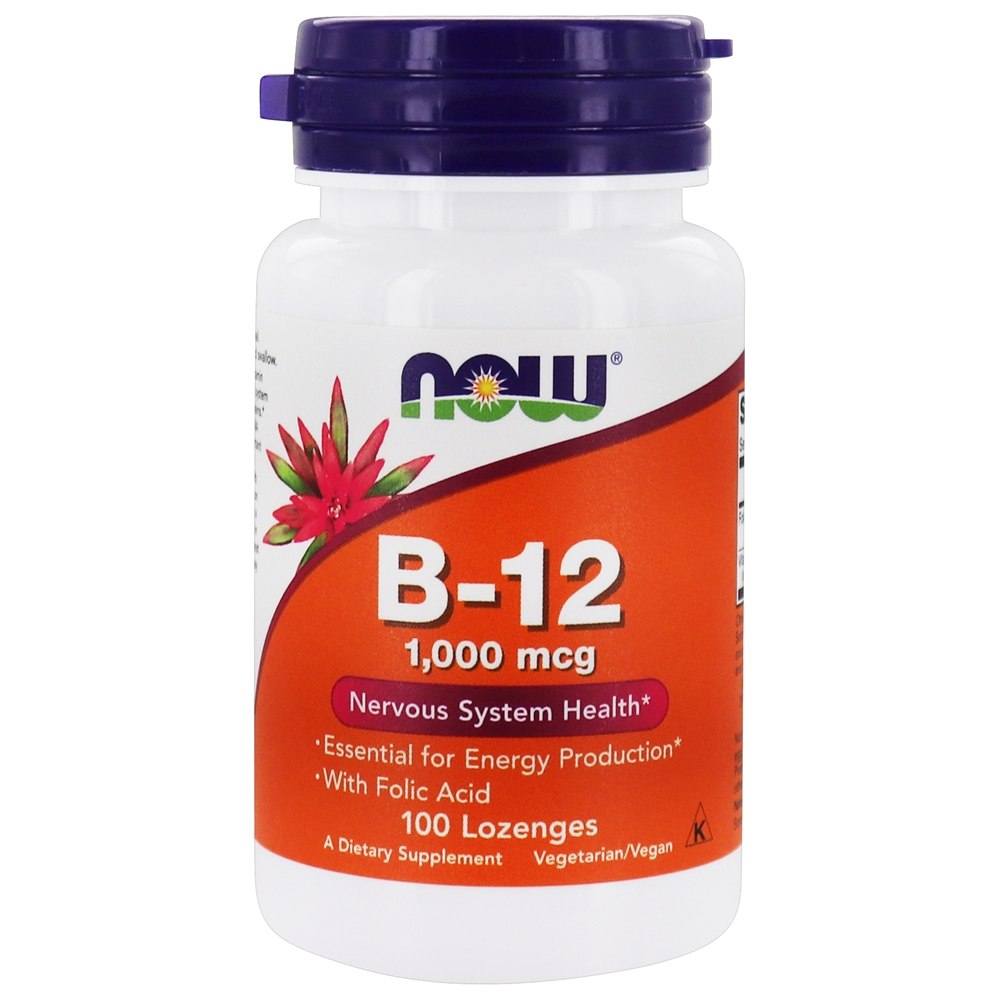 B-12, Витамин Б-12 1000 мкг - 100 жевательных таблеток