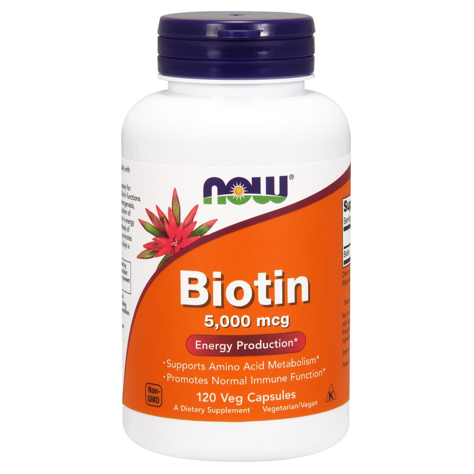 Biotin, Биотин 5000 мкг - 120 капсул