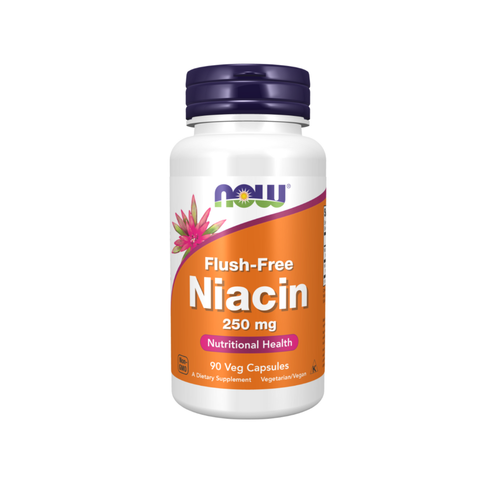 Niacin B-3, Витамин Б-3, Без Покраснений, Ниацин 250 мг - 90 капсул