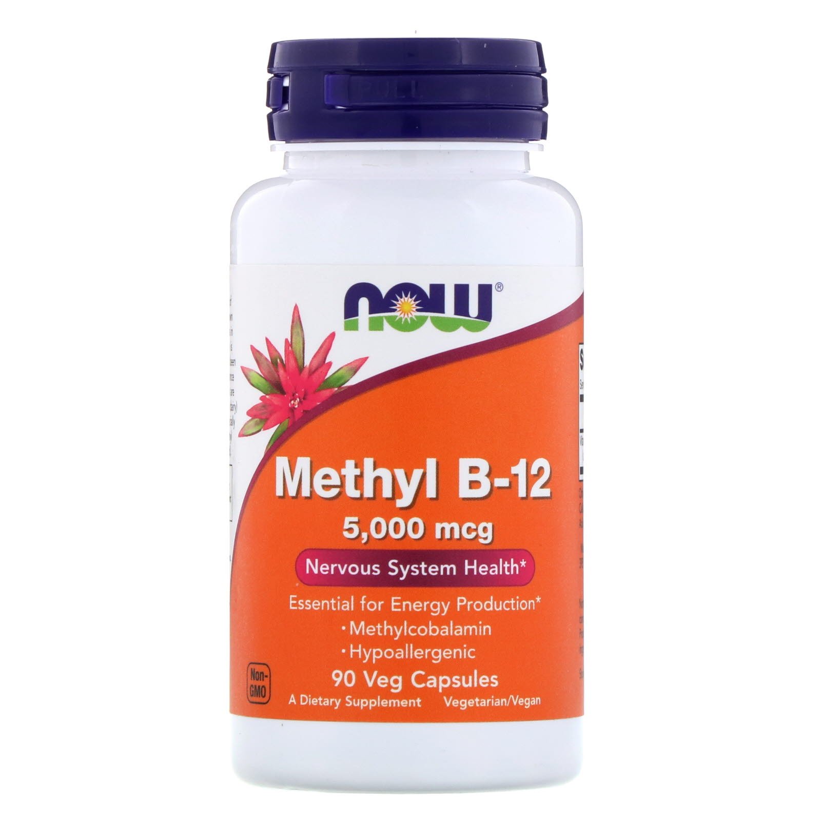 B-12 Methyl, Витамин Б-12 Метилкобаламин 5000 мкг - 90 капсул