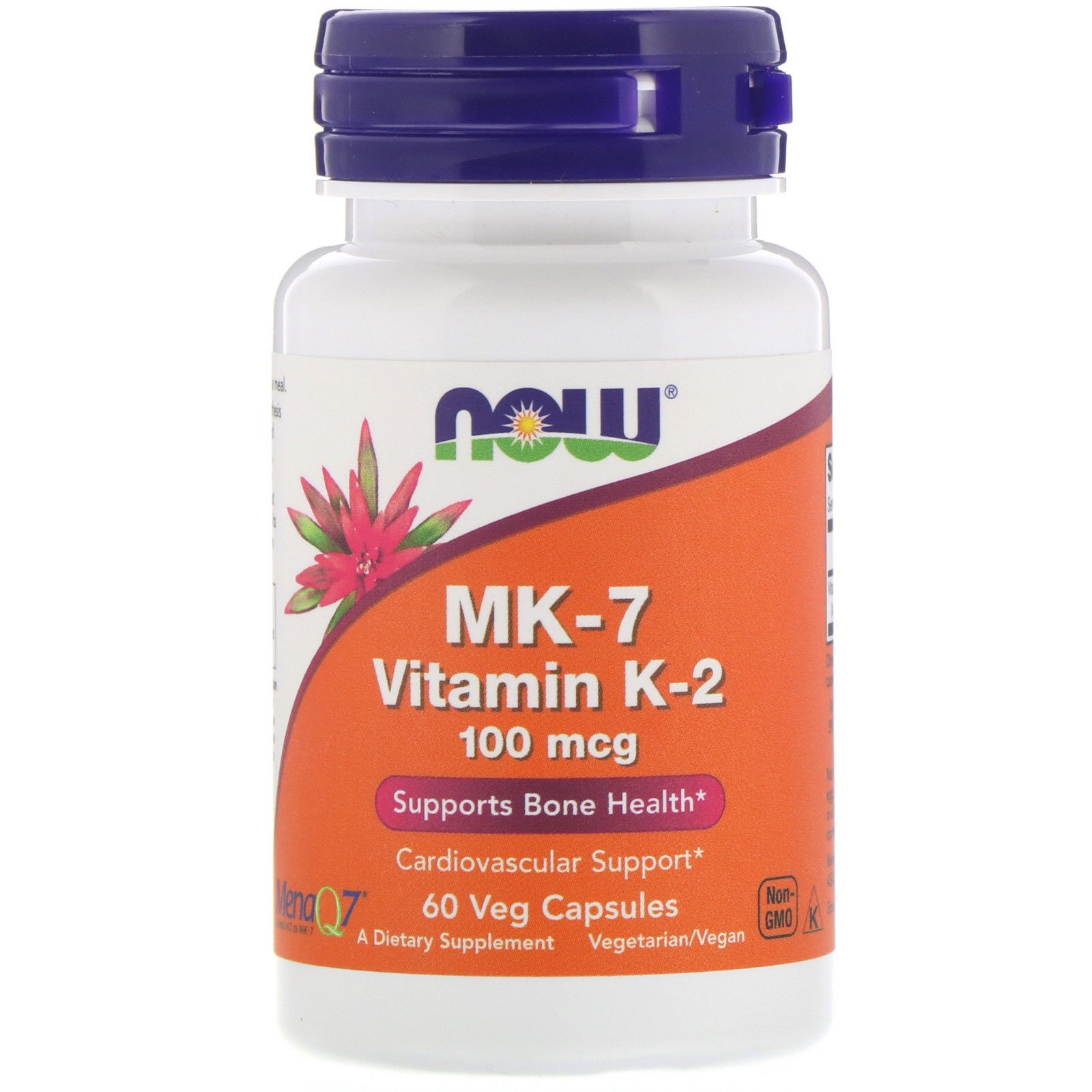 K-2 MK-7, Витамин К-2 в форме МК-7 Менахинон 100 мкг - 60 капсул