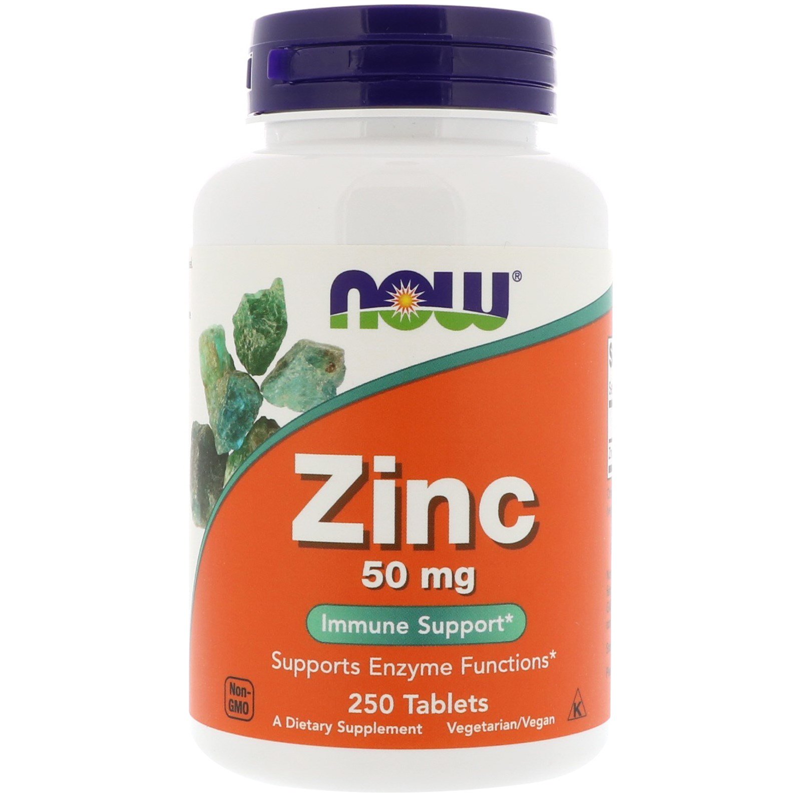 Цинк Now Foods (Zinc Now Foods) 50 мг - 250 таблеток