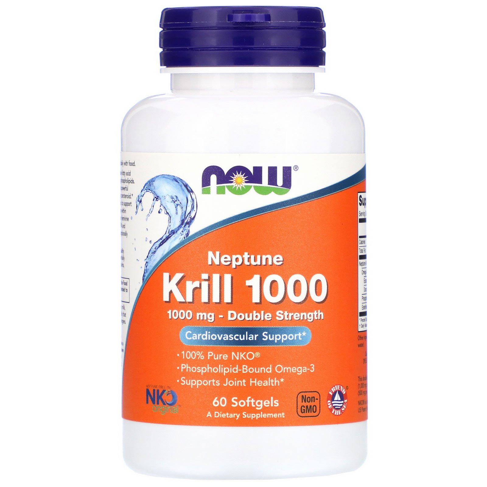 Krill Oil 1000, Масло Криля Арктического 1000 мг - 60 желатиновых капсул