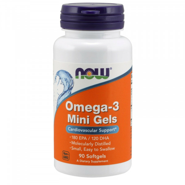 Omega-3 Mini, Омега-3 180EPA/120DHA Мини 500 мг - 90 капсул