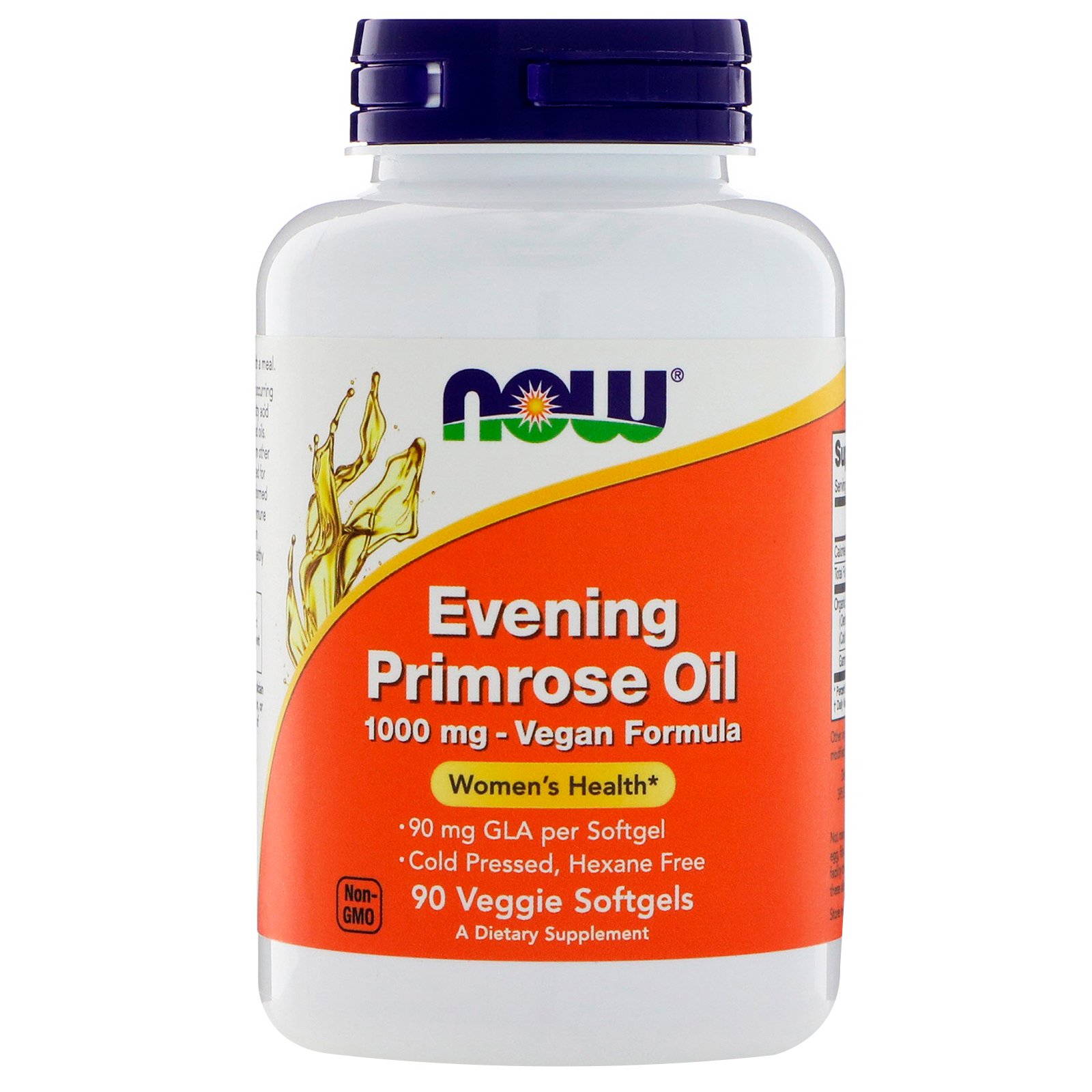 Primrose Oil, Масло Вечерней Примулы 1000 мг - 90 вегетарианских капсул