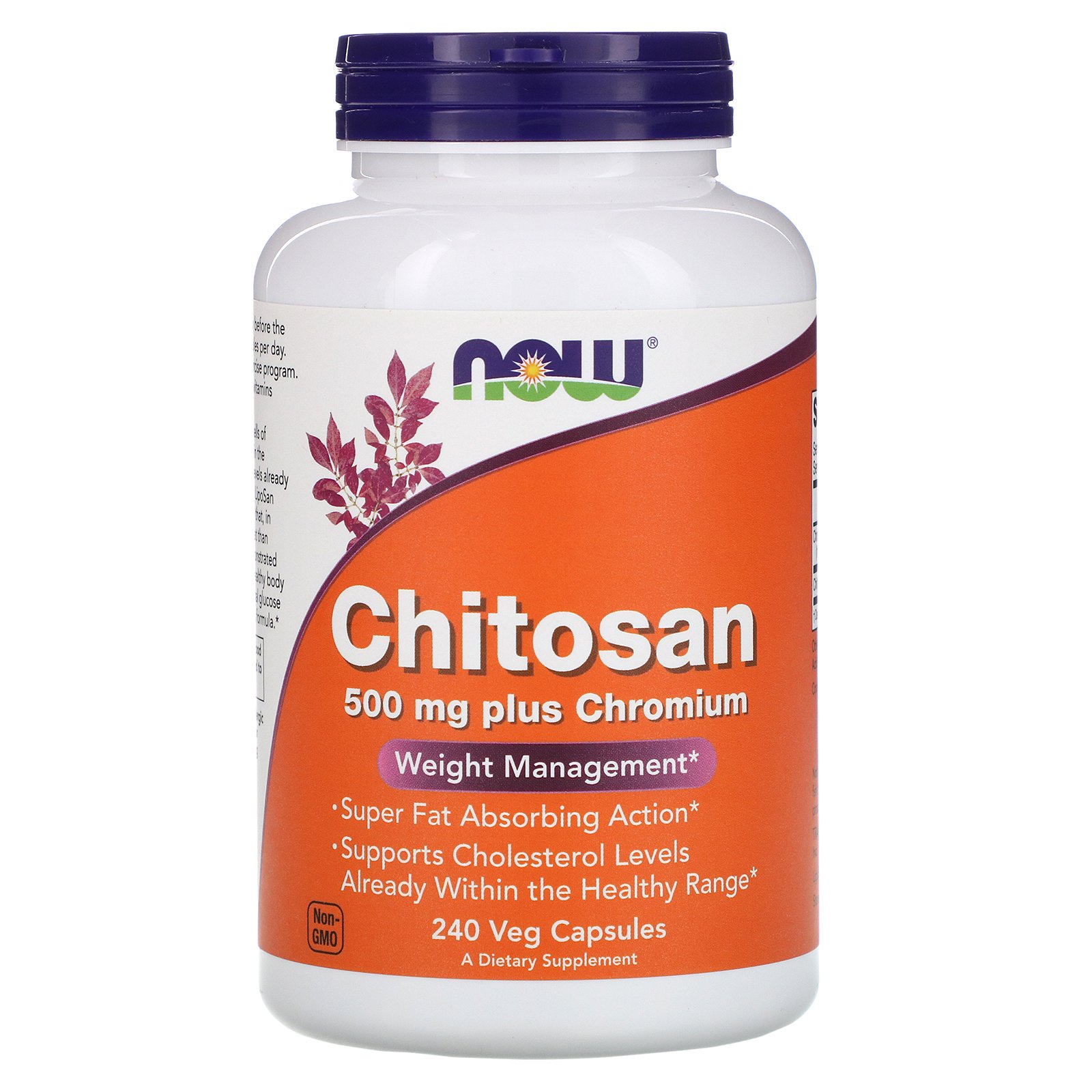 Chitosan with Chromium, Хитозан 500 мг + Хром - 240 капсул