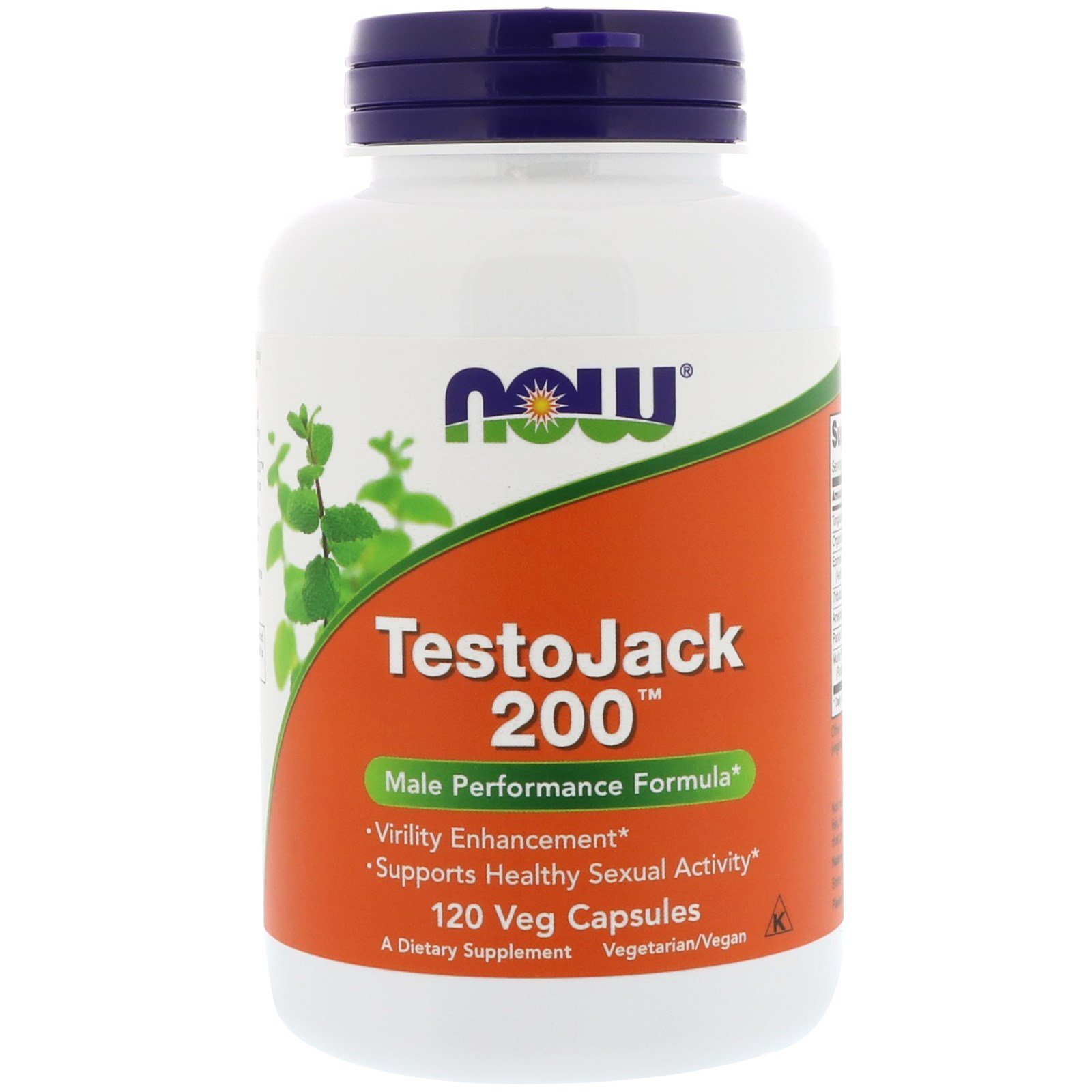 TestoJack 200, Тонгкат Али, Малазийский Женьшень, Комплекс 200 мг - 120 капсул