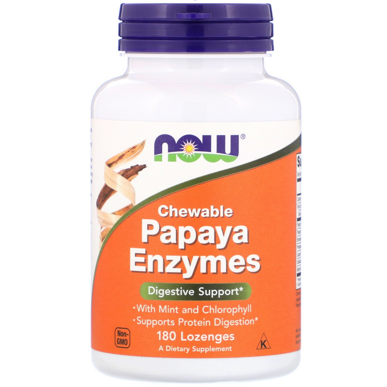 Papaya Enzymes, Папайя Энзимы - 180 жевательных таблеток