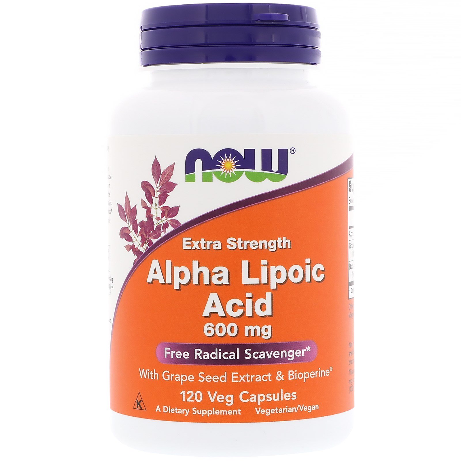 Alpha Lipoic Acid Extra, Альфа-Липоевая Кислота Экстра 600 мг - 120 капсул