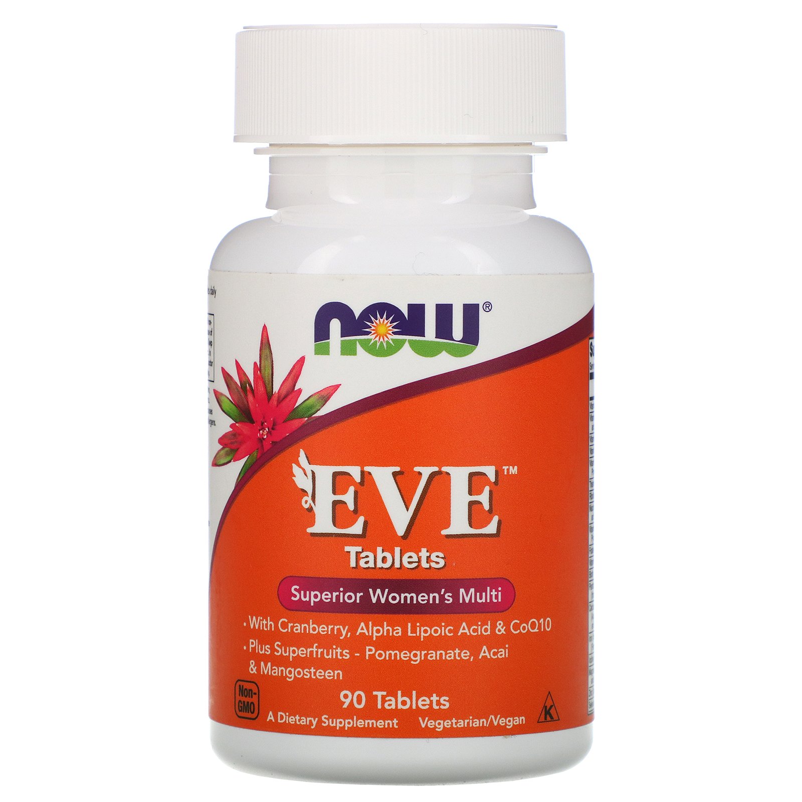 Eve, Ева, Витамины и Минералы для Женщин (с Железом) - 90 таблеток 