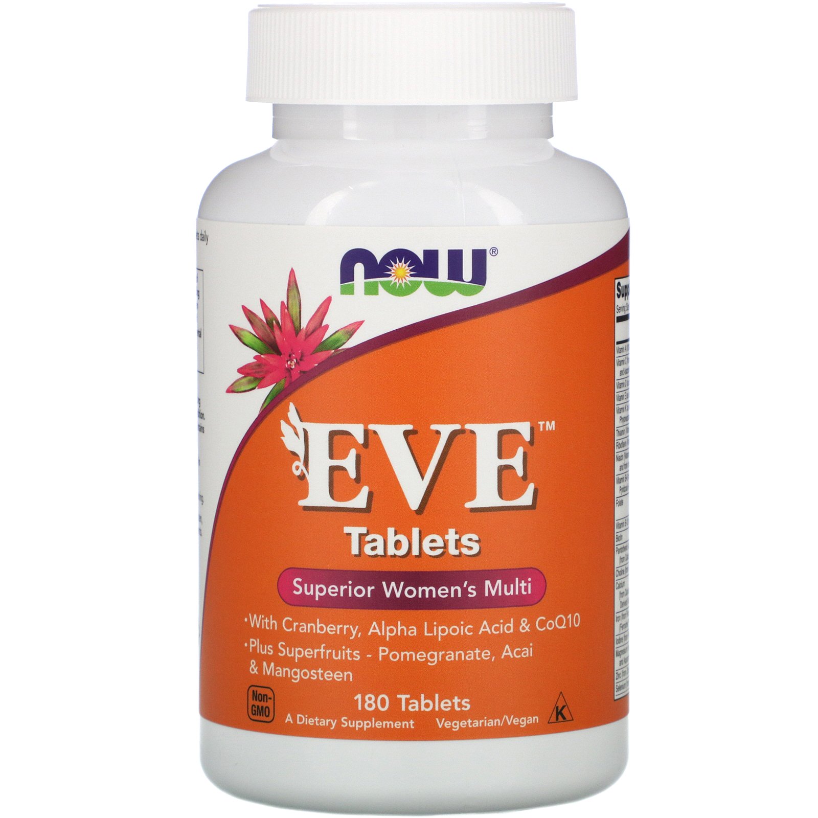 Eve, Ева, Витамины и Менералы для Женщин (с Железом) - 180 таблеток