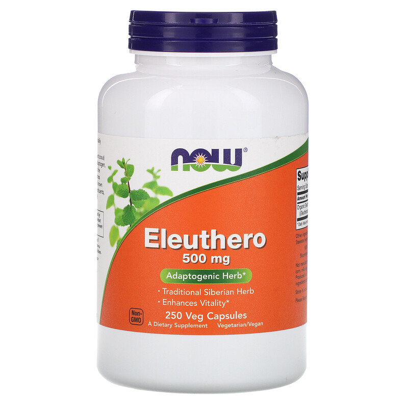 Eleuthero, Элеутерококк 500 мг - 250 капсул