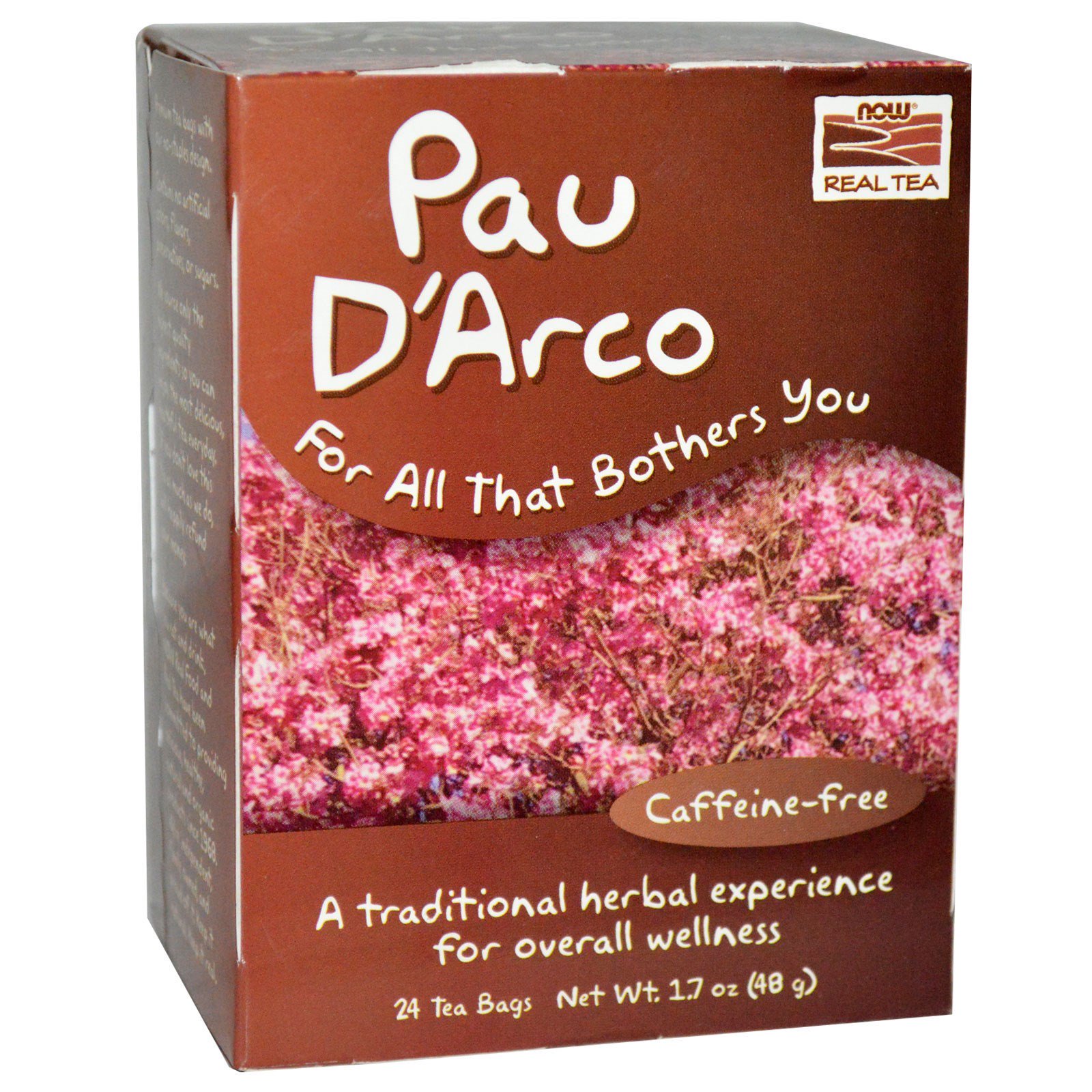 Pau D'Arco Tea, Пау Де Арко, Кора Муравьиного Дерева Чай - 24 пакетика