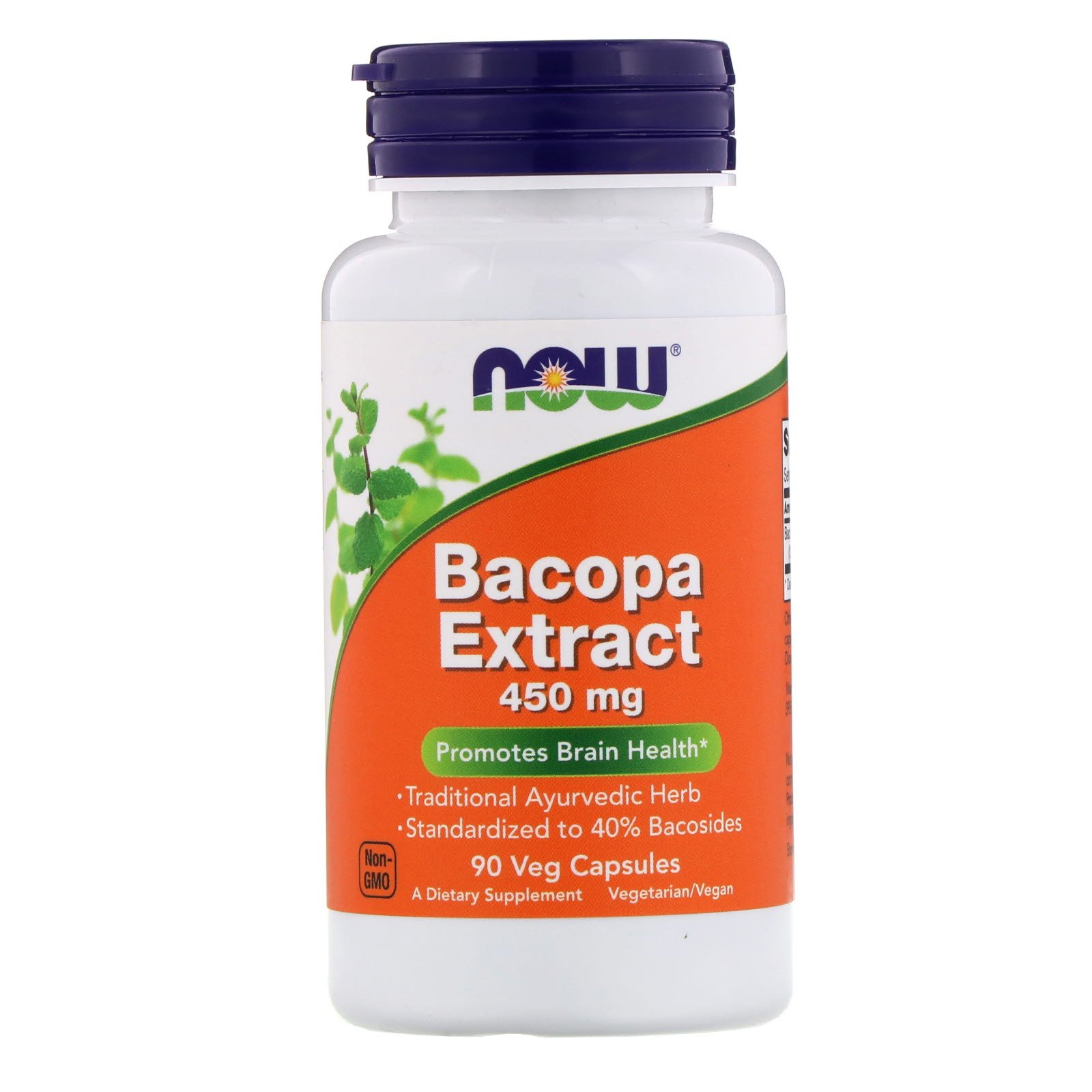 Bacopa Extract, Бакопа Экстракт 450 мг - 90 вегетарианских капсул