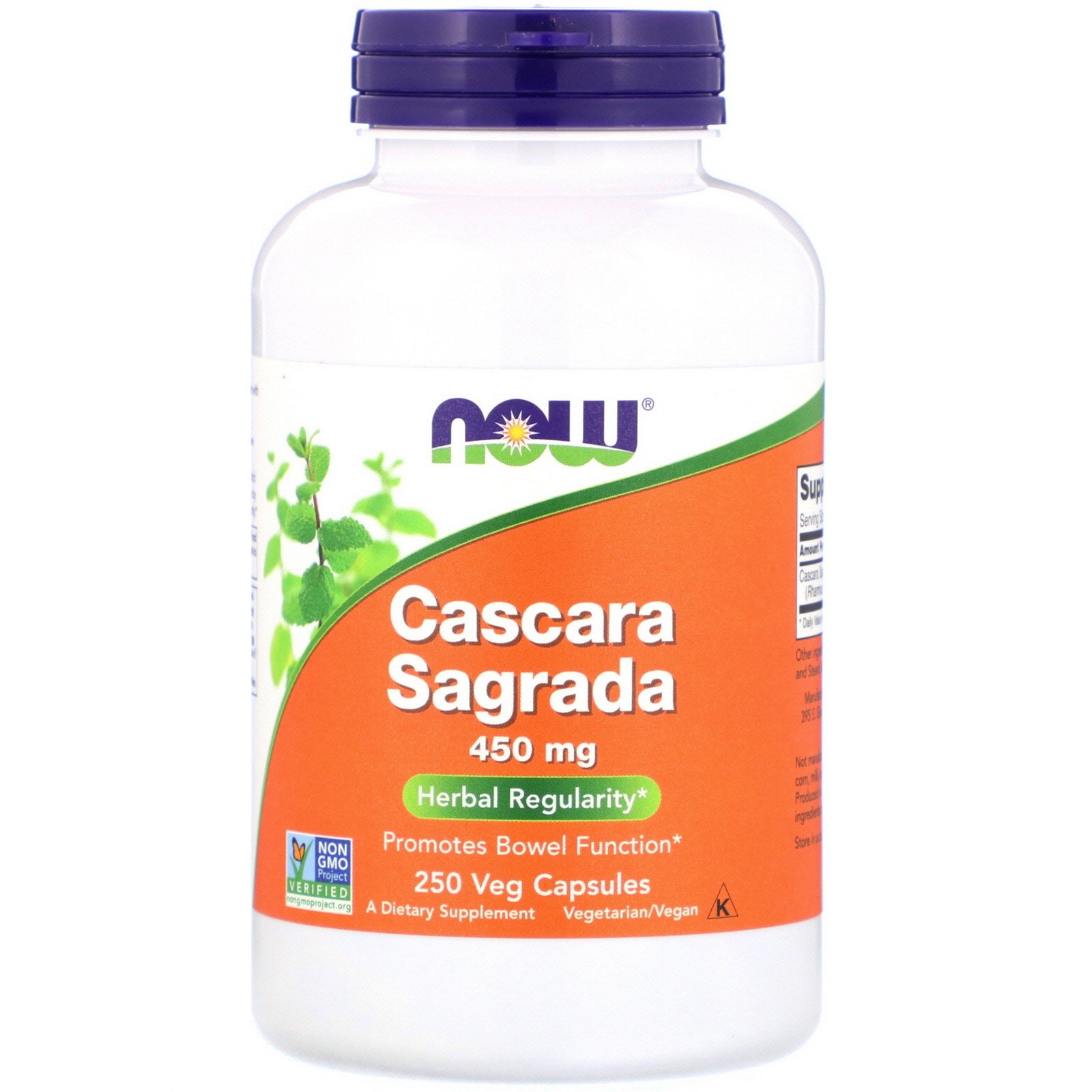 Cascara Sagrada, Каскара Саграда 450 мг - 250 капсул