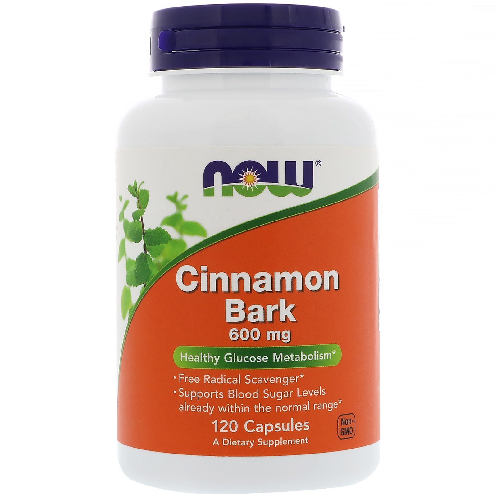 Cinnamon Bark, Кора Корицы Экстракт 600 мг - 120 капсул