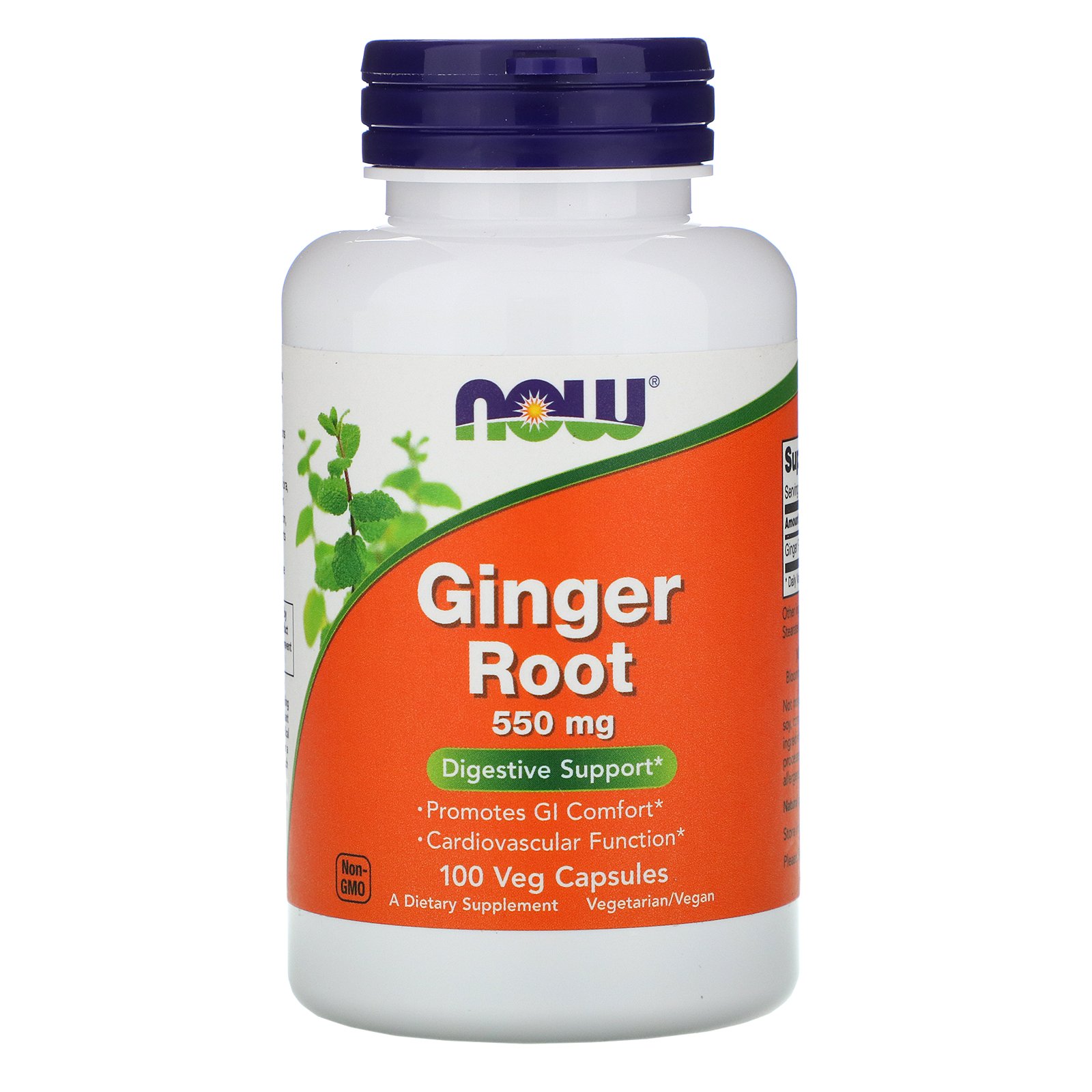 Ginger Root, Имбирь Корень 550 мг - 100 капсул