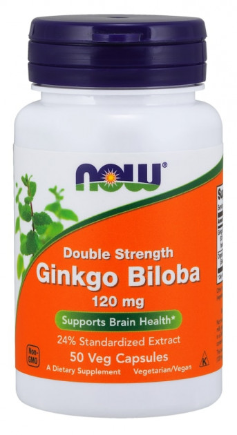 Ginkgo Biloba, Гинкго Билоба Экстракт 120 мг - 50 капсул