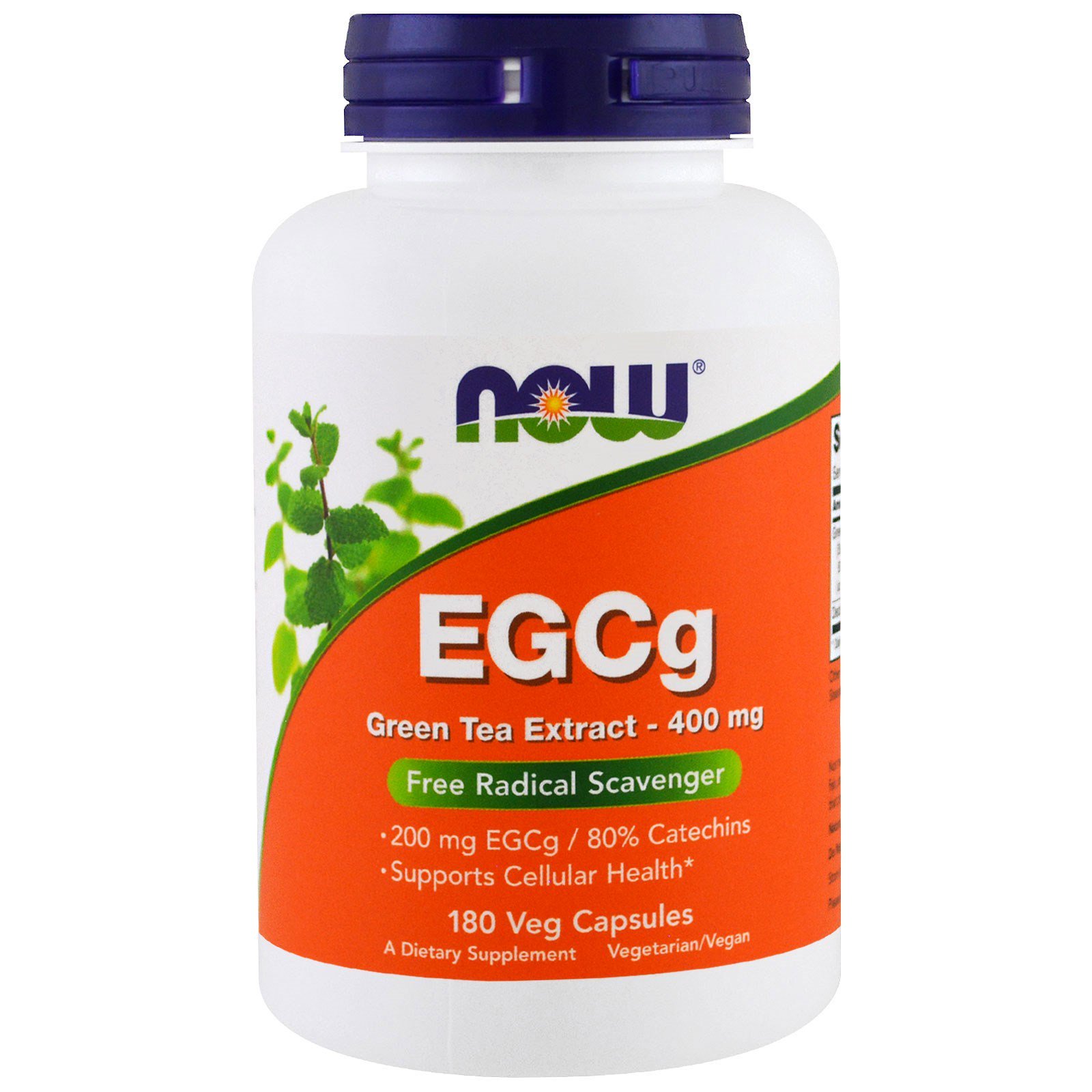 EGCg Green Tea Extract, Экстракт Зелёного Чая 400 мг - 180 капсул