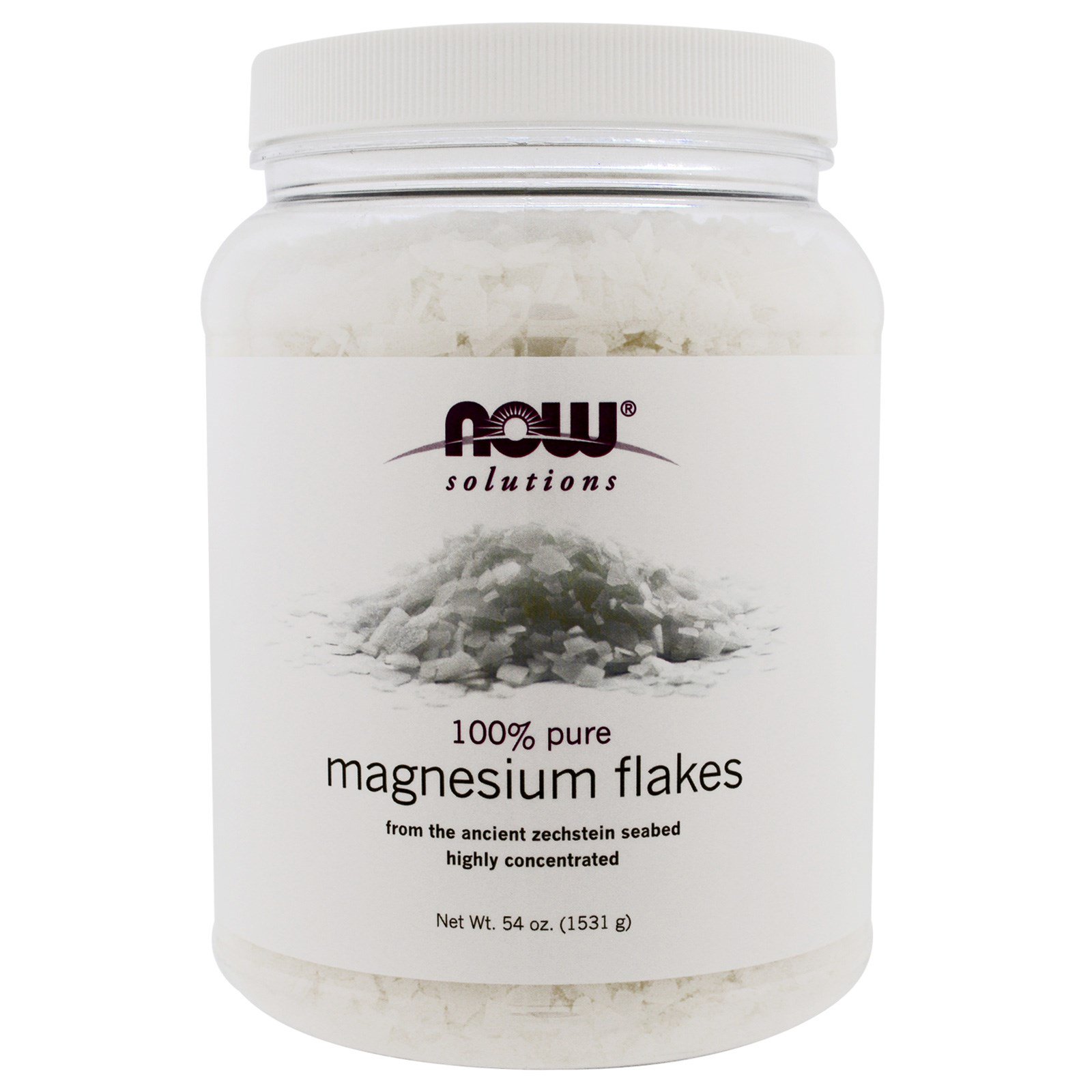 Magnesium Flakes, Магниевые Хлопья для Ванн, 100% чистые - 1531 г
